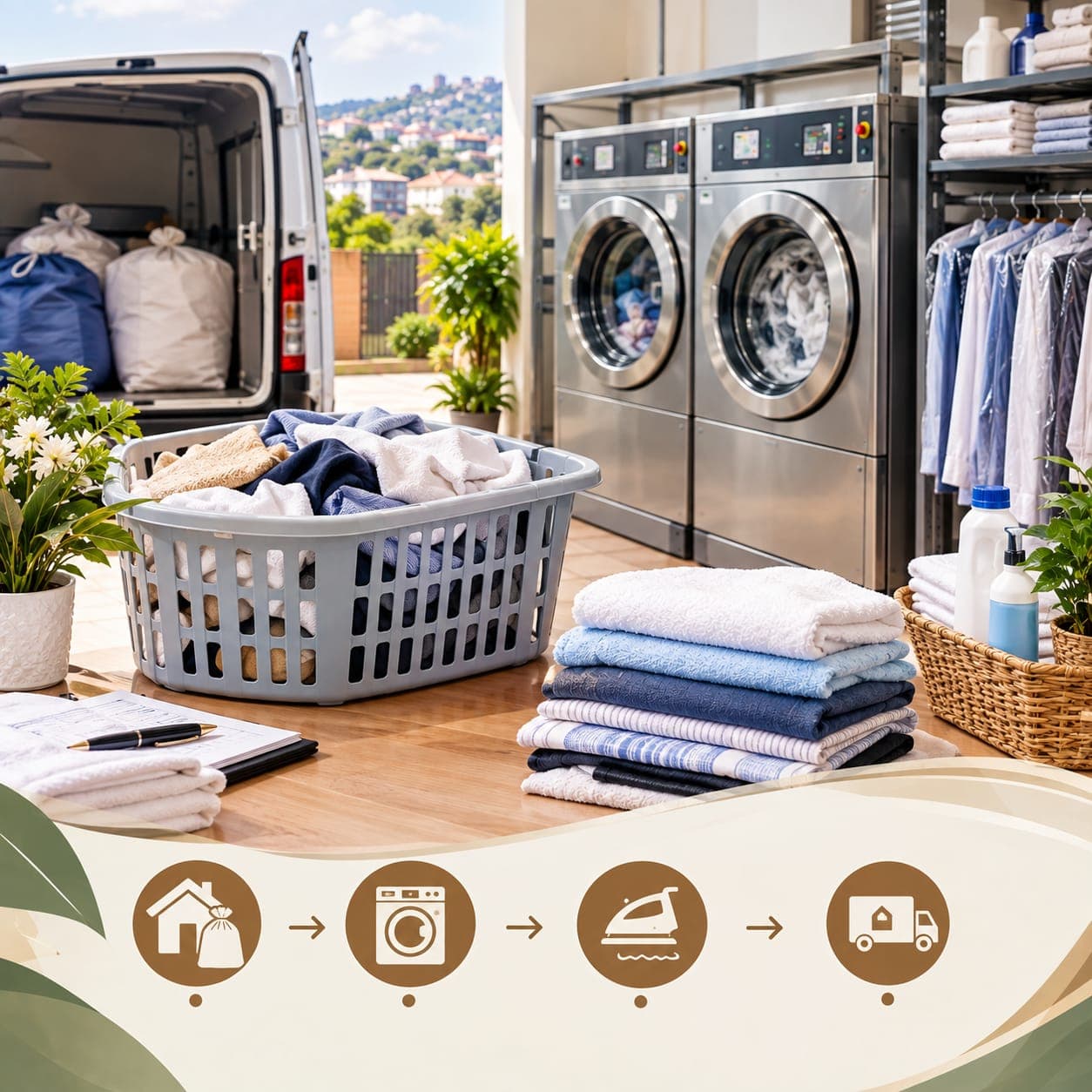 Pressing et entretien du linge